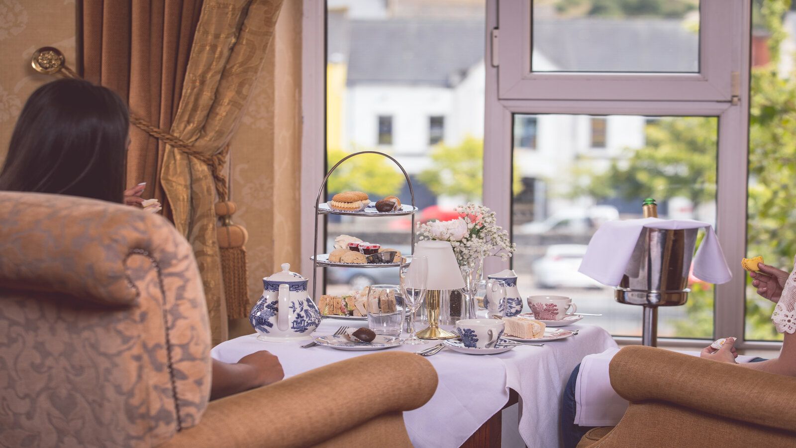 Afternoon Tea overlooking canal