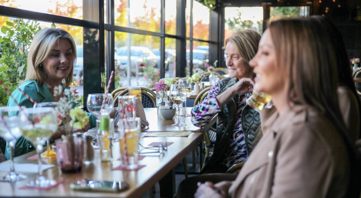 Girls Afternoon Terrace