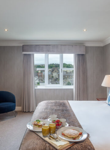 Superior Suite with breakfast tray