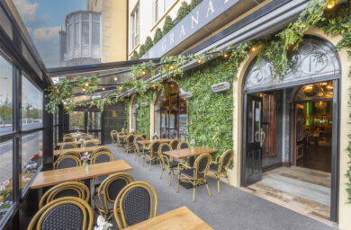 The Terrace Opened Roof Canal Court Hotel 1
