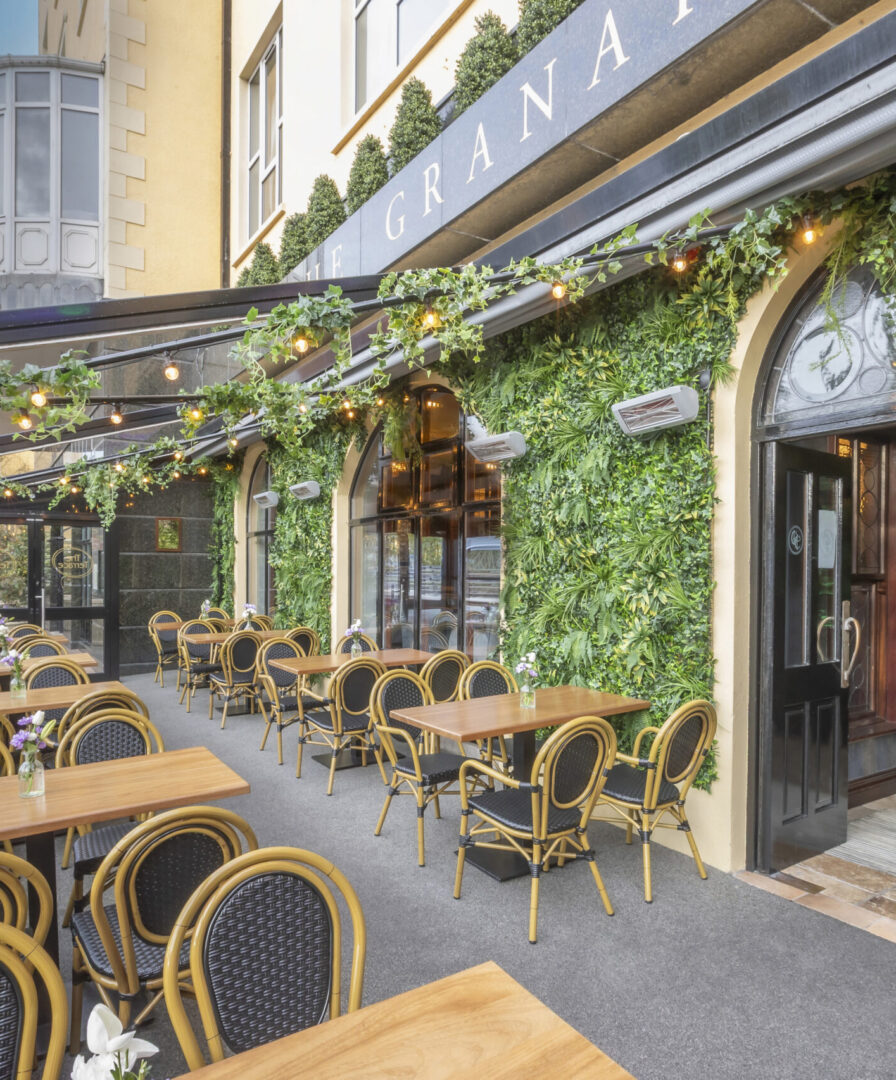 The Terrace Opened Roof Canal Court Hotel