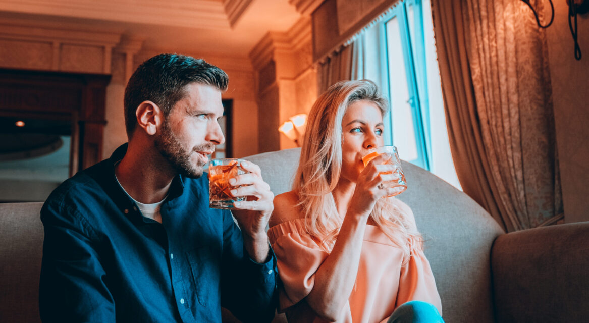 Whiskey Cocktail in Merchants Visit Mourne