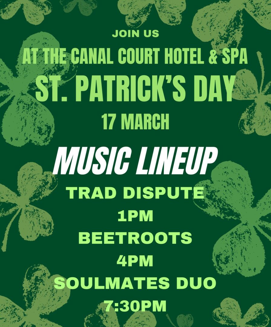 Green Simple Illustrative Saint Patricks Day Invitation